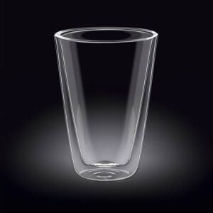 Стакан Wilmax Thermo Glass 500 мл, D 100 мм, H 153 мм, с двойными стенками артикул 888707