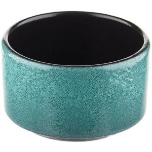 Сахарница Борисовская Керамика «Млечный путь изумрудный» без крышки; 350мл; D100, H65мм, фарфор, изумрудный, черный артикул ФРФ88802665
