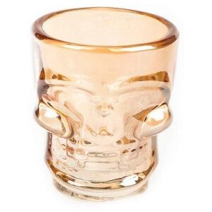 Стопка MGSteel Череп 50 мл, d=50 мм, h=60 мм янтарь артикул 73024149