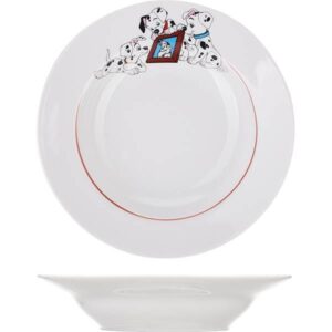 Тарелка Добрушский фарфоровый завод «Далматинцы» 250 мл, D 200 мм, H 50 мм артикул 4С0499
