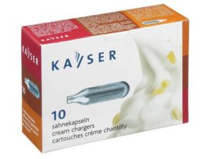 Баллончик для сифона Kayser для взбивания сливок (N2O) 10 шт/уп. артикул 1111