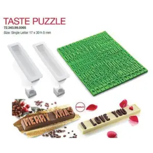 Набор кондитерский, силикон, Silikomart "Английский алфавит", 17*30 см, h 5 мм, Италия