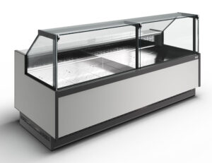 Витрина холодильная Carboma Bavaria 4 GC110 SP 2,0-1 рыба на льду закрытая с боковинами (версия 2.0) (9006-0430)