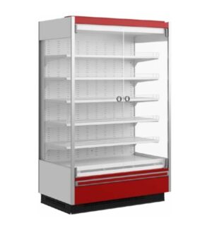 Пристенная витрина Марихолодмаш Купец ВХСп-1,25 new с дверями стеклопакет (боковины зеркало)