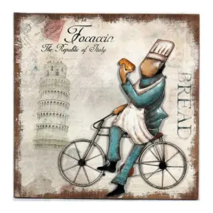 Картина "Focaccia", р-р 50*50*4,5 см, P.L. Proff Cuisine