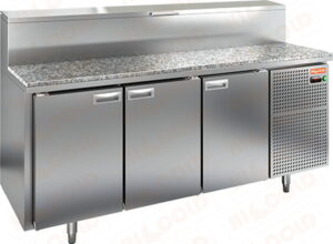 Стол холодильный для пиццы HiCold PZ2-111/GN (каменная столешница)