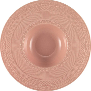 Тарелка для пасты Le CoQ Skalistos 200 мл, D 230 мм, H 40 мм, розовый артикул LSKA034RS006230