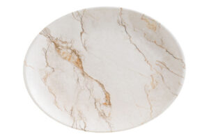 Блюдо овальное Bonna Granix 360х280 мм, форма Мув артикул F-GRXMOV36OV