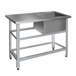 Ванна моечная сварная Финист ВМЛс-1 (1500х700х850) с рабочей поверхностью