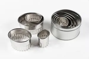 Набор кондитерских форм "Овал рифленый" 8 шт, h 5 см, 4,2*3,2/ 5*4/ 6*4,6/ 7*5,3/ 8*6/ 8,5*6,8/ 9,5*