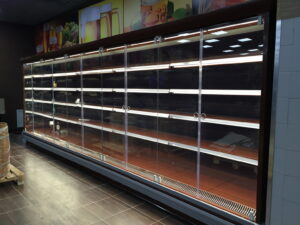 Холодильная горка Ариада Женева-1 ВС 55.95GL-1875 (со стеклом)