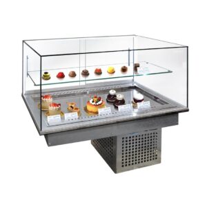 Встраиваемая кондитерская витрина Финист Glassier G812-9/7/5