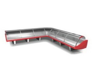 Холодильная витрина Ариада Диона ВС-21 УВ1 (45°C) (на тумбах из нерж. стали)