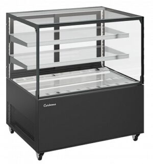 Витрина кондитерская Carboma Cosmo KC71-110 VV 0,9-2 (открытая) (9005)