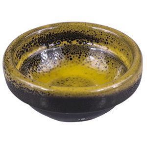 Соусник Борисовская Керамика «Млечный путь салатовый» 30мл; D60, H25мм, фарфор, салатовый, черный артикул ФРФ88801863