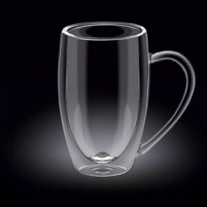 Кружка Wilmax Thermo Glass 500 мл, D 80 мм, H 150 мм, с двойными стенками артикул 888742