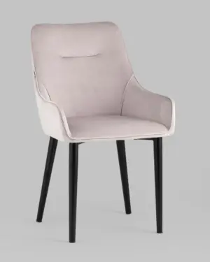Стул Джоан велюр светло-розовый 2 шт