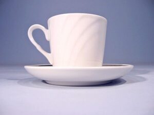 Пара чайная Дулево "Белье Голубка" 7С0183 220мл артикул 7С0183