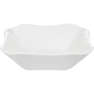 Салатник Добрушский фарфоровый завод «Голубка» квадратный; 250мл; H35, L130, B130мм, фарфор, белый артикул 6C0054