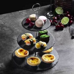 Этажерка 3-х ярусная MGProf H 440 мм, D 200/250/300 мм артикул 68716