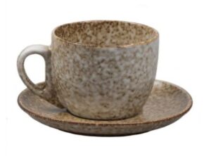 Чайная пара P.L. Proff Cuisine Brown Spider Silk 330 мл, D 98 мм, H 75 мм артикул JM2316/JM2319 кор=16/4