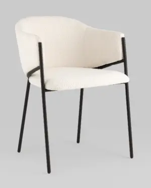 Стул Brace букле белый