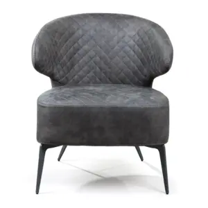 Кресло Richard замша серый