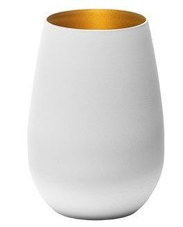 Стакан Олд Фэшн Stolzle Elements 465мл белый/золотой d85 h120мм артикул 3520012EL086