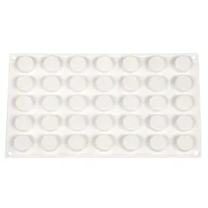 Форма силиконовая "Микро цилиндр" 35 ячеек 25*25*12 мм, P.L. Proff Cuisine