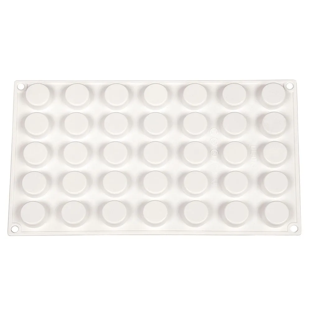 Форма силиконовая "Микро цилиндр" 35 ячеек 25*25*12 мм, P.L. Proff Cuisine