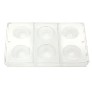 Форма для шоколада "Полусфера", 6 ячеек 63*32 мм, поликарбонат, P.L. Proff Cuisine