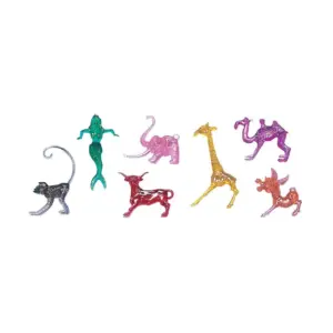 Декорация для стакана "Зоопарк", пластик, 250 шт