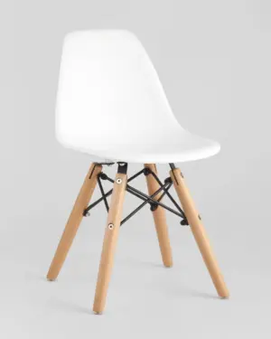 Стул EAMES SMALL белый дер. ножки 4 шт.