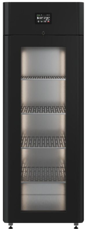 Холодильный шкаф Polair CS107 Meat black (со стеклянной дверью) Тип 2