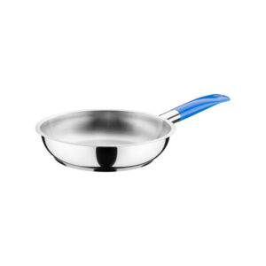 Сковорода MGSteel 1 л, D 200 мм, H 40 мм, нерж., синяя ручка винил артикул PFP20VBL