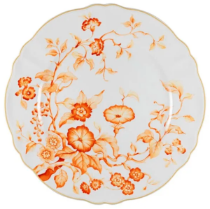 Блюдо Le CoQ Florentius D 320 мм, H 30 мм, белый, оранжевый артикул LFLO032AC005320