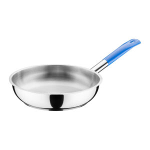 Сковорода MGSteel 1,8 л, D 240 мм, H 50 мм, нерж., синяя ручка винил артикул PFP24VBL