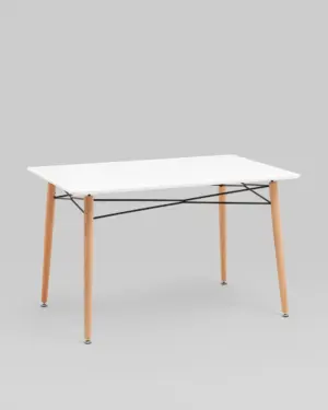 Стол Eames DSW Rectangle New 120*80 белый