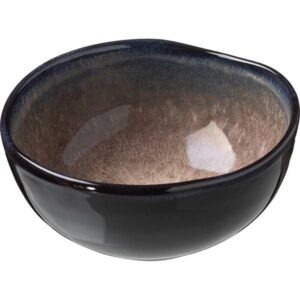 Салатник Борисовская Керамика «Пати»; 200мл; D105, H50мм, фарфор; серый, синий артикул ФРФ88810093