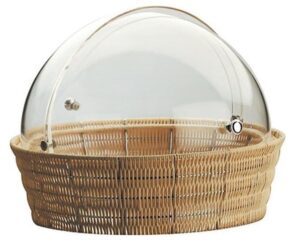 Корзина плетеная Pintinox D 480 мм, H 385 мм с крышкой артикул 97150762