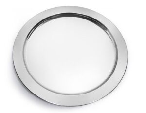 Блюдо Luxstahl D 300 мм серебро артикул кт2876