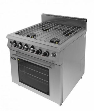 Плита газовая GRILL MASTER Ф4ПДГ/900 (с газовой духовкой, решетка из н./стали)