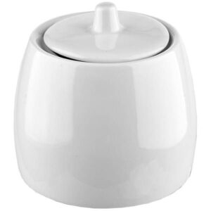 Сахарница Добрушский фарфоровый завод «Тренд» с крышкой; 350мл, фарфор, белый артикул 8С1283