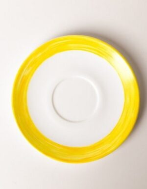 Блюдце Arcoroc Brush желтое D 140 мм артикул C3784