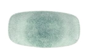 Блюдо CHURCHILL Raku Jade Green L 298 мм, B 153 мм артикул RKJGXO111