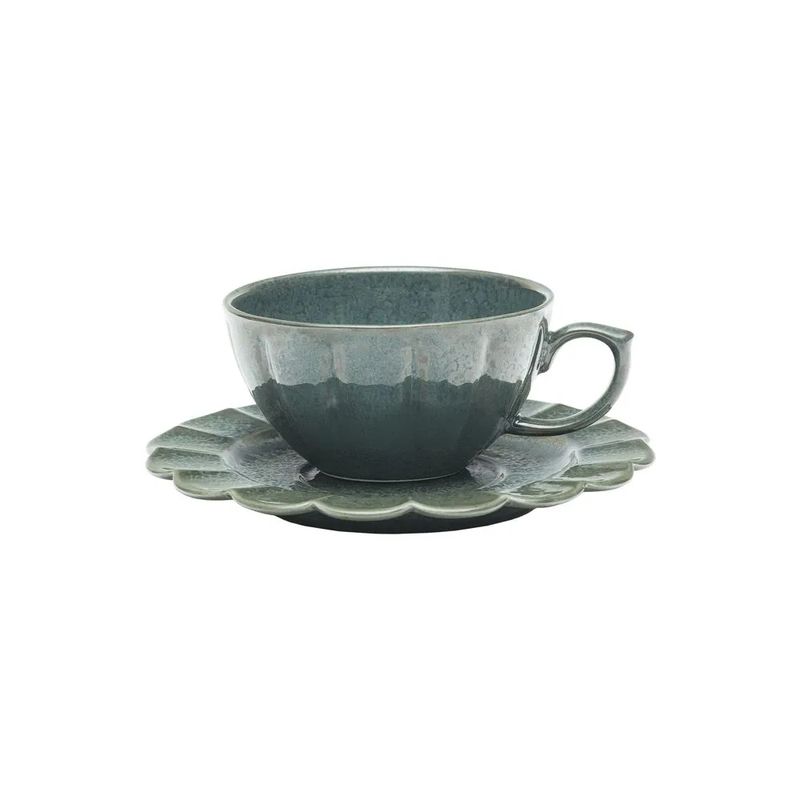 Чайная пара OXFORD Flora Hortencia 220 мл, D 160 мм артикул 152484