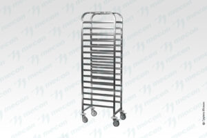 Тележка-шпилька ТШПр - 460*615*1600 "Retail", 12 уровней противней 400*600