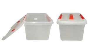 Контейнер для хранения продуктов MGprof прямоуг. с красным зажимом 300*230 мм. 8 л. артикул 1720 к