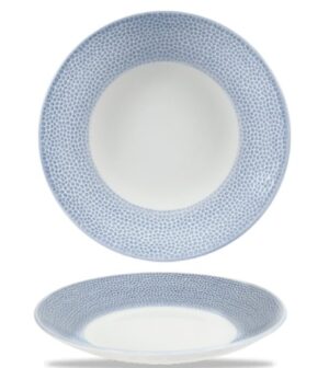 Тарелка CHURCHILL Isla Ocean Blue D 255 мм, H 35 мм артикул OCISID251