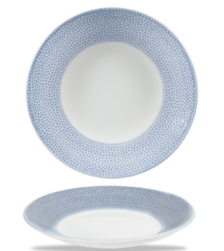 Тарелка CHURCHILL Isla Ocean Blue D 255 мм, H 35 мм артикул OCISID251